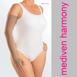 Компресійний рукав із гумкою на силіконовій основі mediven harmony