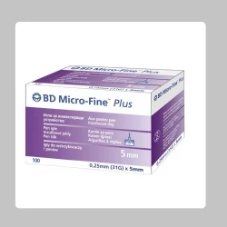 Голки BD Micro-Fine Plus 5 мм для інсулінових шприц ручок