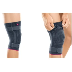 Колінний бандаж із силіконовим кільцем Genumedi plus