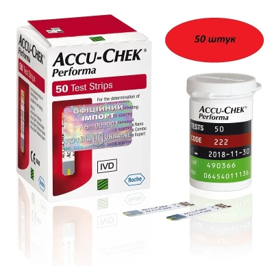 Тест смужки «Accu-Chek Performa»