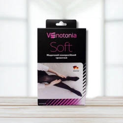 Гольфи компресійні Venotonia Soft чорні 2 класи
