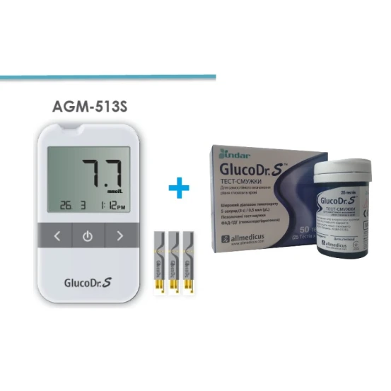 Глюкометр GlucoDr.S з 50 смужками