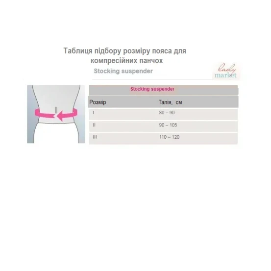 Пояс для кріплення панчіх